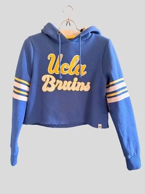 Colloseum UCLA Bruins Blue Cropped Hoodie Size Small NWT